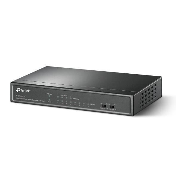 TL-SF1008P 4×10/100 Mbps PoE+, 4×10/100 Mbps Non-PoE